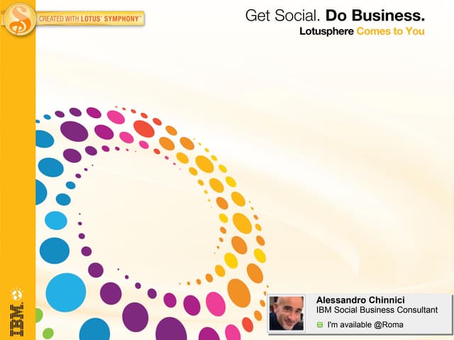 IBM Lotusphere Comes To You - Italia (Feb 2011)
