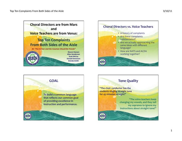 Top Ten Complaints - Presented by N...