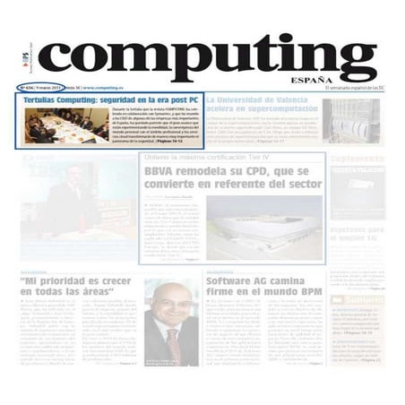 Tertulia revista computing - La era post-PC y el cloud computing