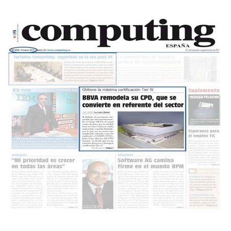 BBVA remodela su CPD 