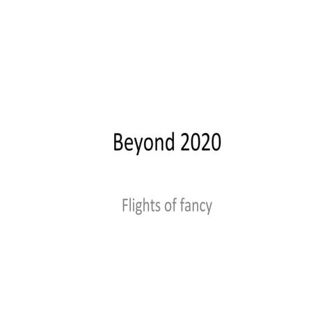 Libraries Beyond 2020