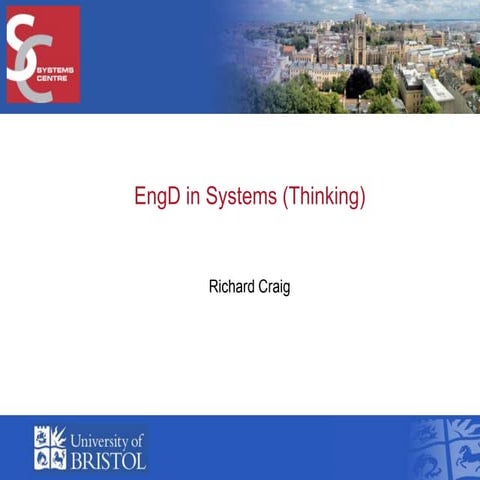 EngD in Systems (thinking)