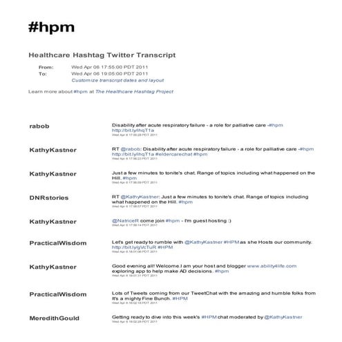 2011 04 06 hpm tweetchat transcript