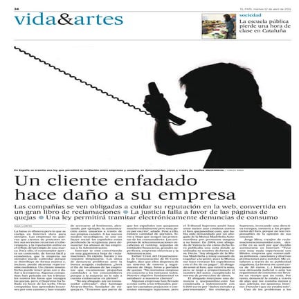 Un cliente enfadado hace daño a su empresa