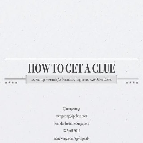 20110413 founder institute