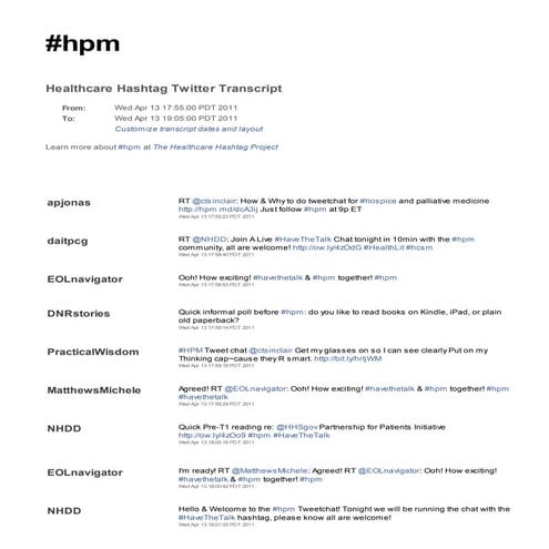2011 04 13 hpm tweetchat transcript