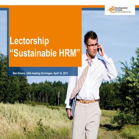 Sustainable HRM