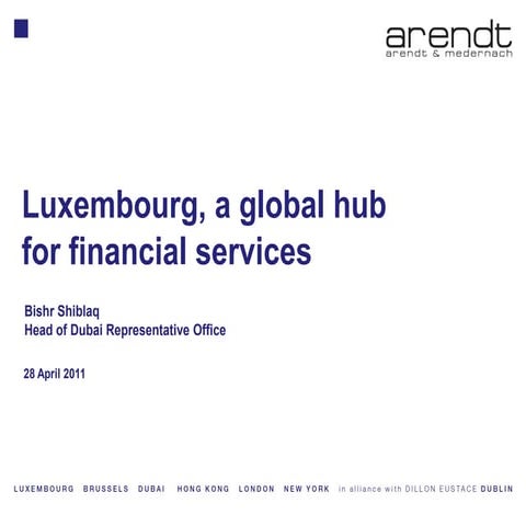 Dubai Conference - Legal and Regulatory Update