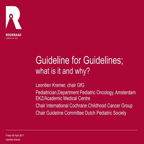 2011 04 international forum quality & safety leontien kremer 