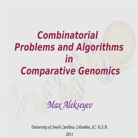 20110501 csseminar alekseyev_comparative_genomics