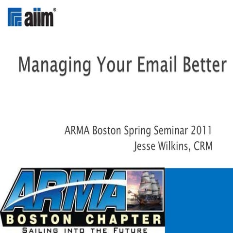 20110512-1 ARMA Boston Email Policy