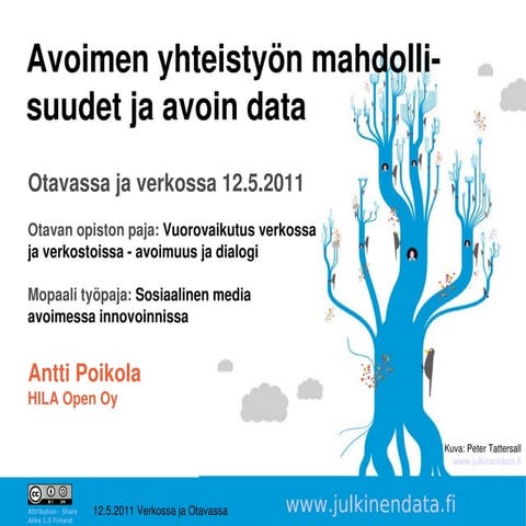 Avoimen yhteistyön mahdollisuudet ja avoin data