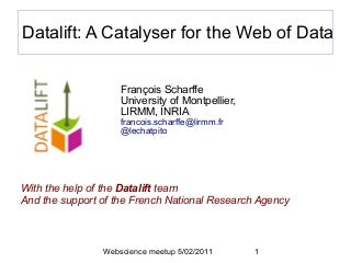 Datalift: A Catalyser for the Web of Data - Francois Scharffe