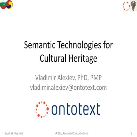 Semantic Technologies for Cultural Heritage | PDF