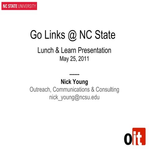 20110525 go-links-lunch-learn-presentation