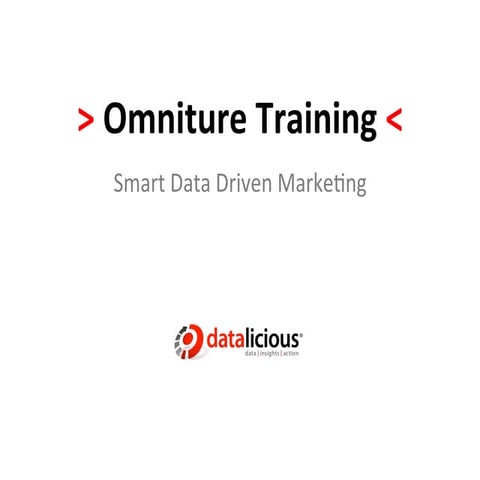 Amnesia Omniture Training