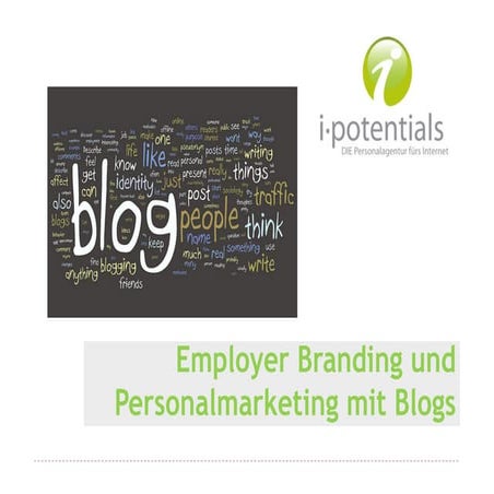 Employer Branding mit Blogs