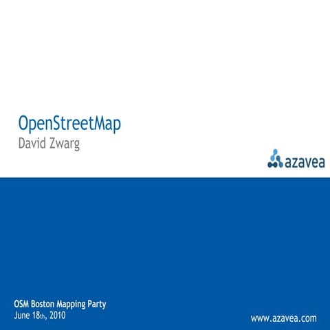 OpenStreetMap Mapping Party - Boston