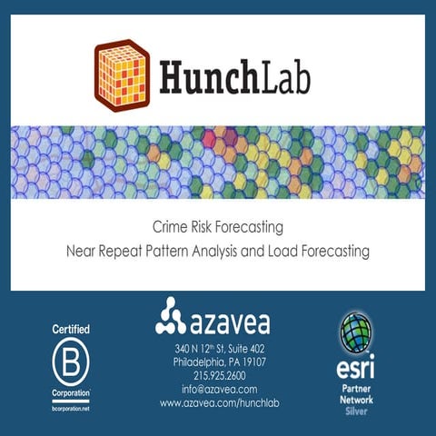 Crime Risk Forecasting: Near Repeat Pattern Analysis & Load Forecasting