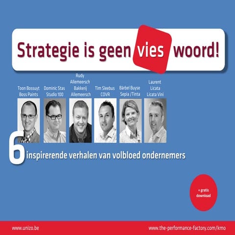 E-boek (Dutch): Strategie Is Geen Vies Woord