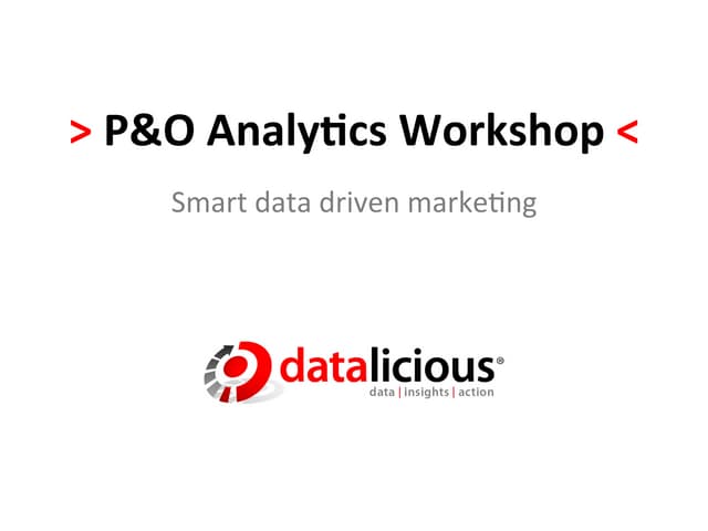 P&O Analytics
