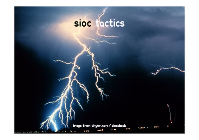 SIOC Tactics: Gaining Acceptance for a Semantic Web Vocabulary on the Social Web