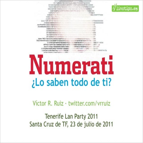 Numerati: ¿Lo saben todo de ti?