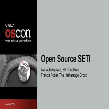 SETI Presentation - OSCON 2011 | KEY