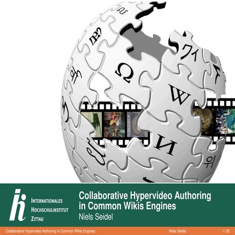 Hypervideo Authoring in Common Wiki Engins