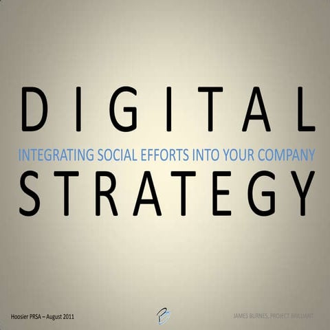 Digital Strategy: Integrating Social Into Your Company
