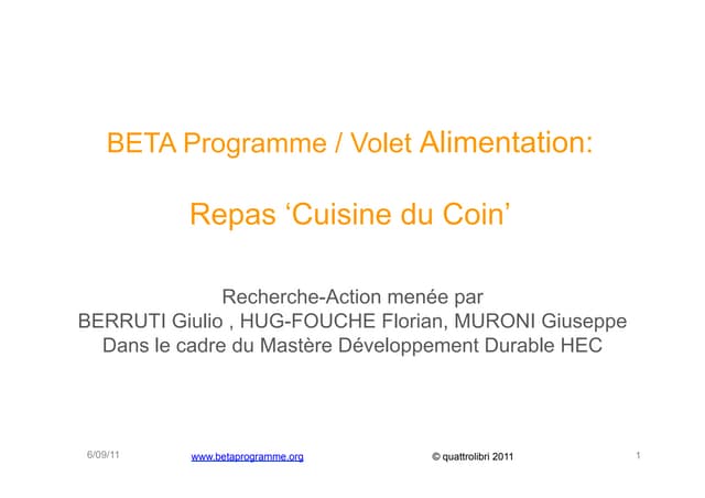 Beta Program Brochure | PDF