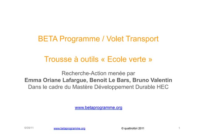 Beta Program Brochure | PDF