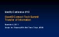 OpenID Connect Summit Transfer of Information