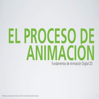 El Proceso de Animación