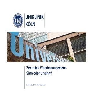 NPK2011: Zentrales Wundmanagement -...