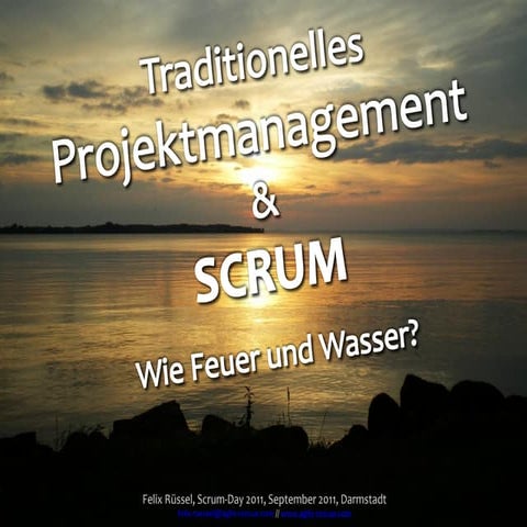Traditionelles Projektmanagement und SCRUM