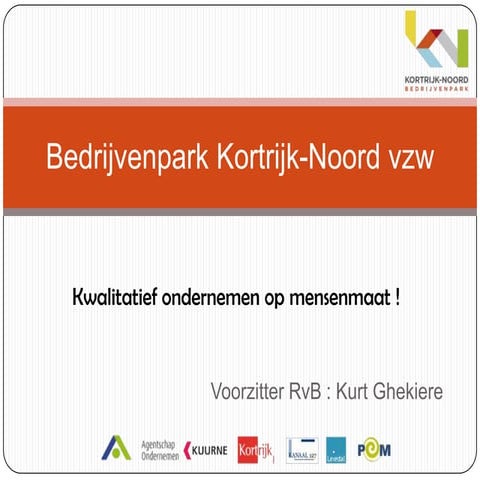 Presentatie Kortrijk - Noord