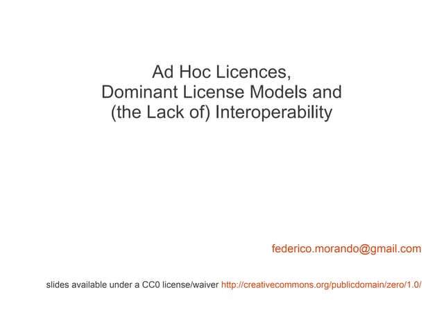 LAPSI: legal interoperability updated