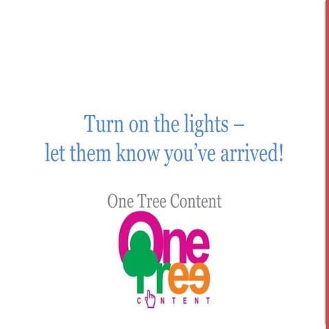 One Tree Content