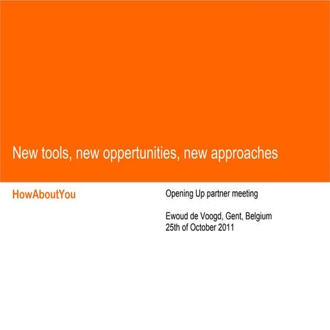 Opening Up New tool New changes