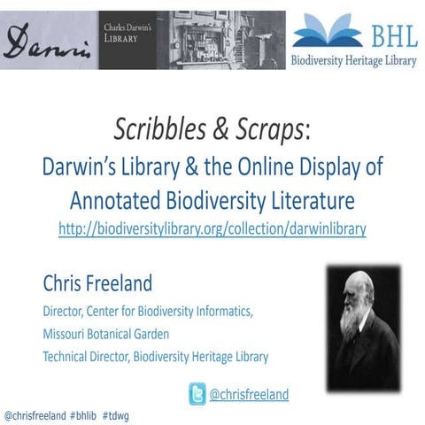 Scribbles & Scraps: Darwin’s Library & Annotated Literature