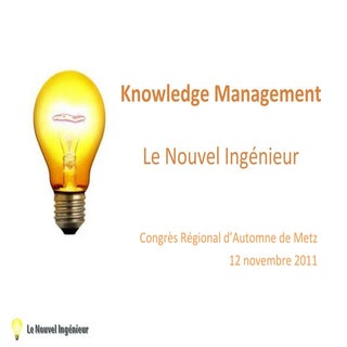 Nouvel Ingénieur - Knowledge Manage...