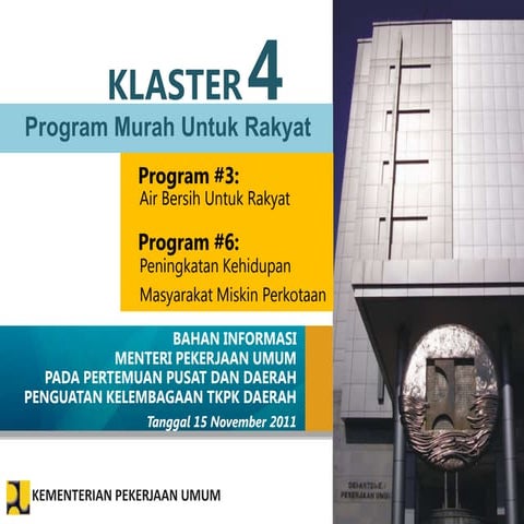 Menteri PU : Program Murah UntukRakyat