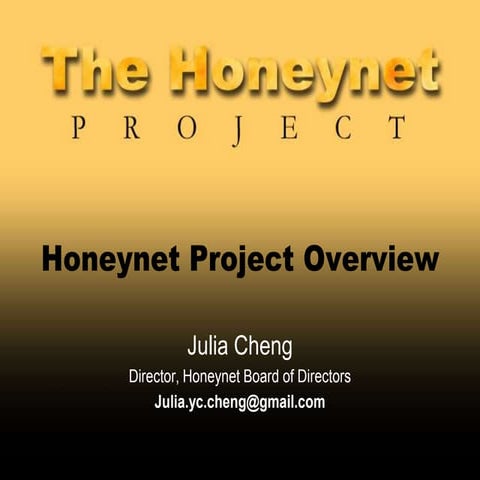 The Honeynet Project Introduction
