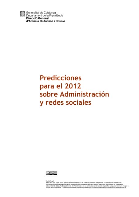 Predicciones para el 2012 sobre Adm...