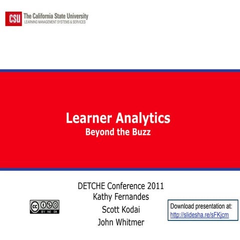 Learner Analytics:  from Buzz to Strategic Role Academic Technologists