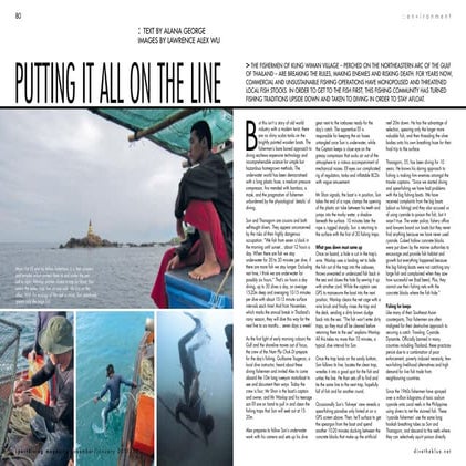 Putting It All On The Line - PUBLISHED with DiveTheBlue.net