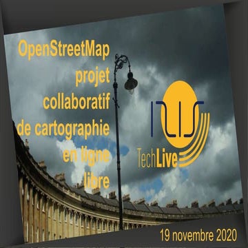 Le projet Openstreetmap en 2020