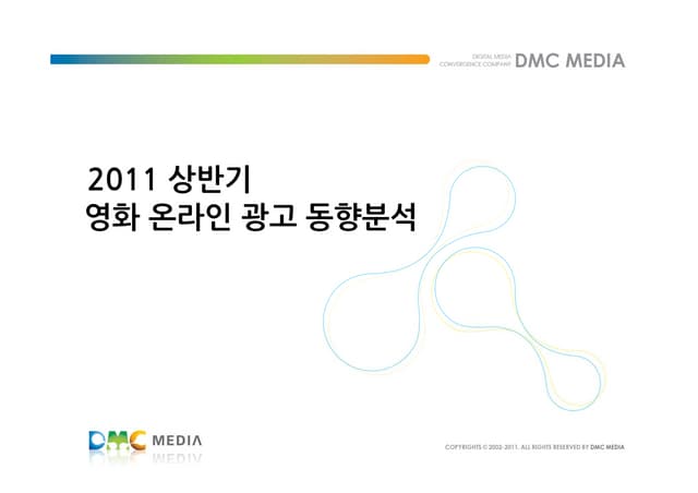 2011년 상반기 영화 온라인 광고 동향분석