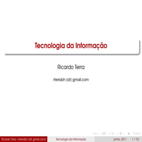 Apostila Tecnologia da Informação (TI)